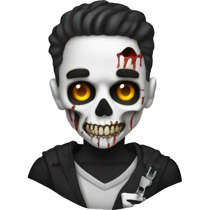 💀 mixed with 😂 emoji