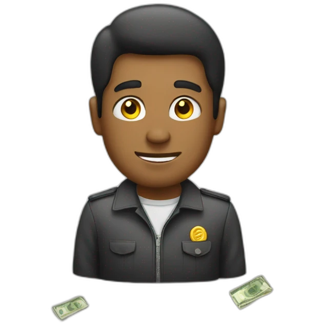 men with money in bank emoji