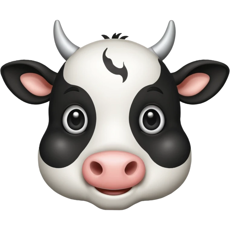 Funny cow emoji