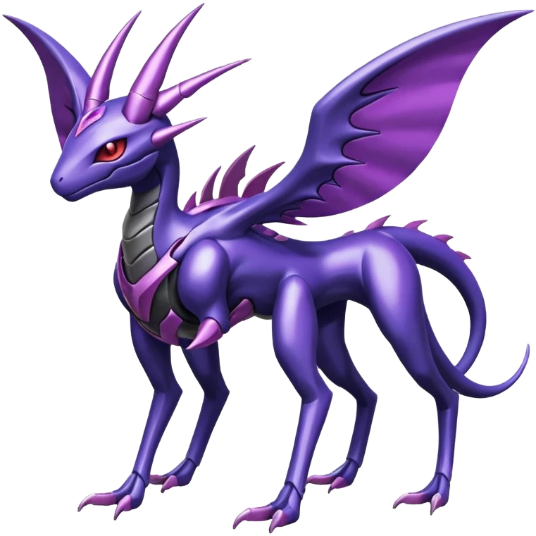 Genesect-Miraidon-Lunala-Fakémon-hybrid-creature (full body)  emoji