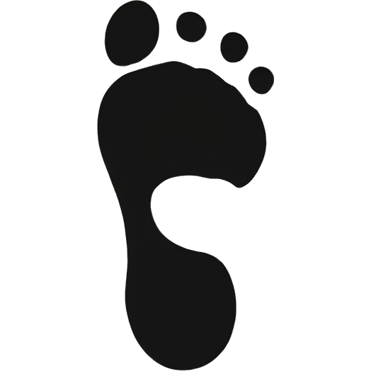 foot print emoji
