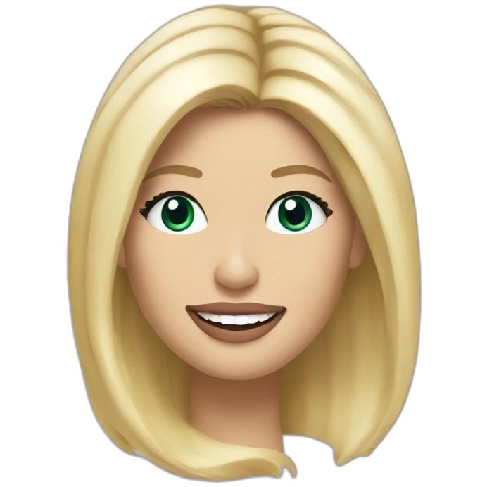 holly willoughby with blonde hair emoji