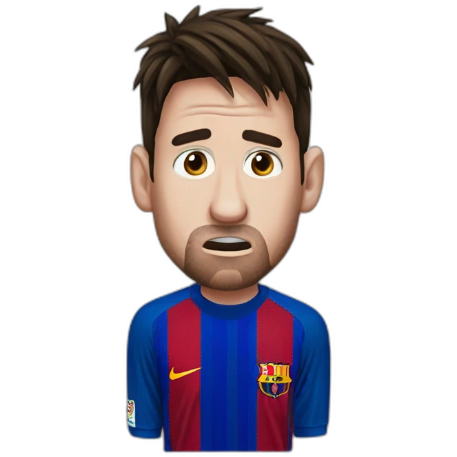 messi-crying-face emoji