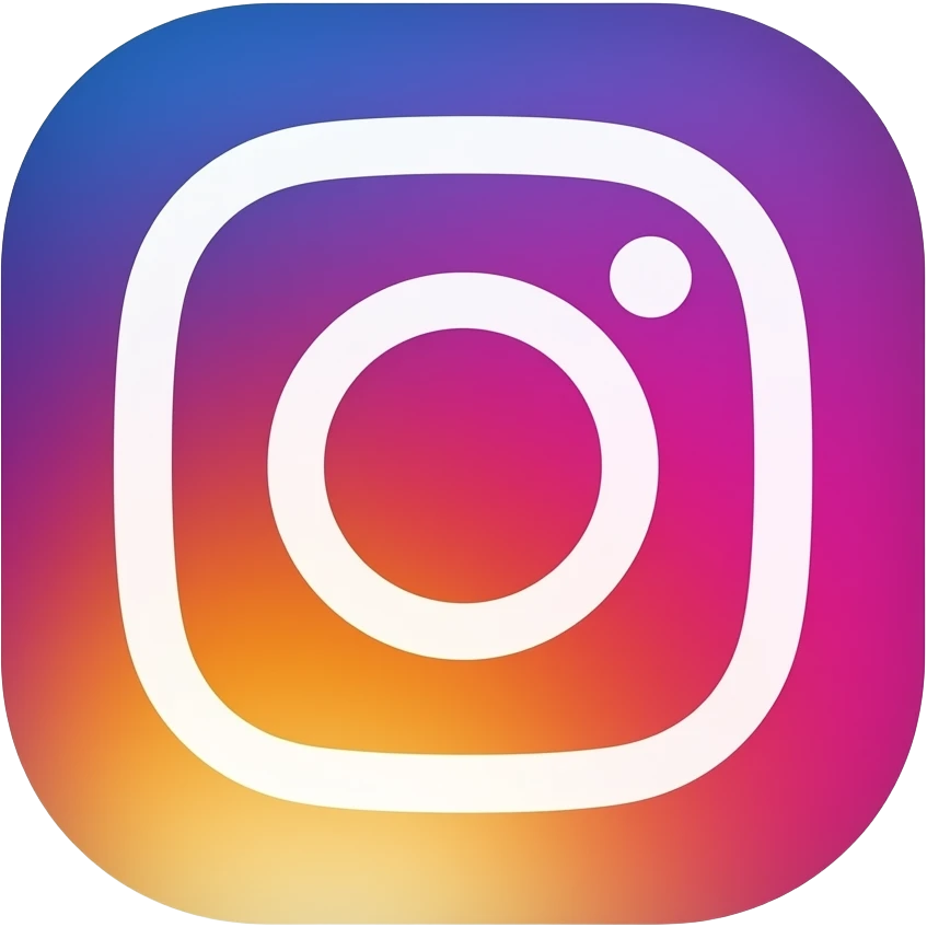 Pink instagram logo emoji