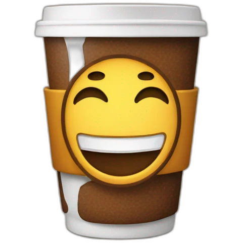 hyped up on caffeine emoji