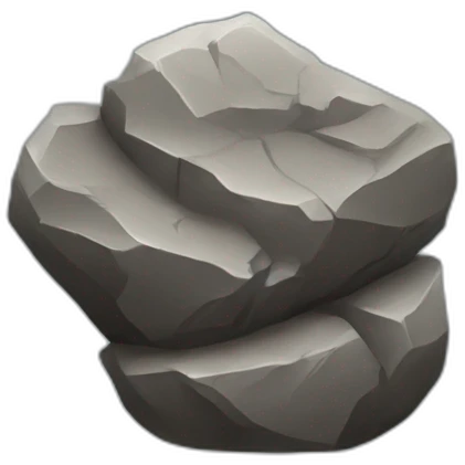 Rock symbol emoji