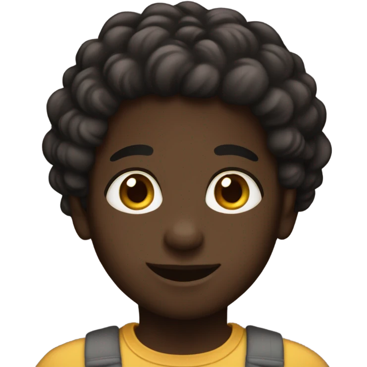 Kindness, dark skinned bo emoji