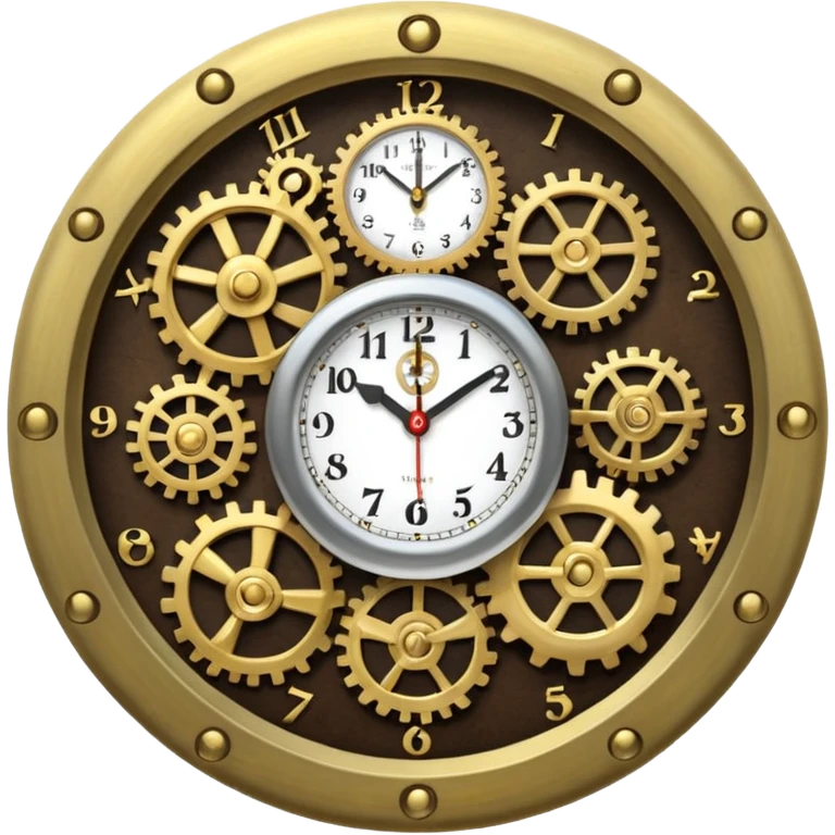 mechanic clock emoji