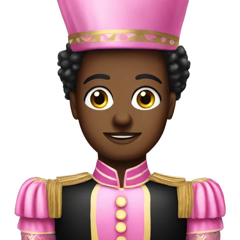 Black Pink nutcracker emoji