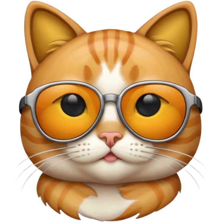 Cat wearing sunglasses emoji