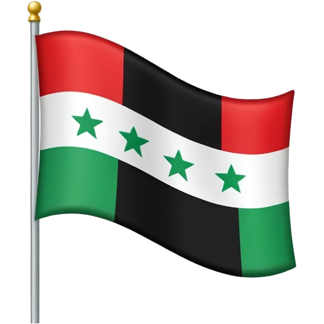 Syria new flag emoji