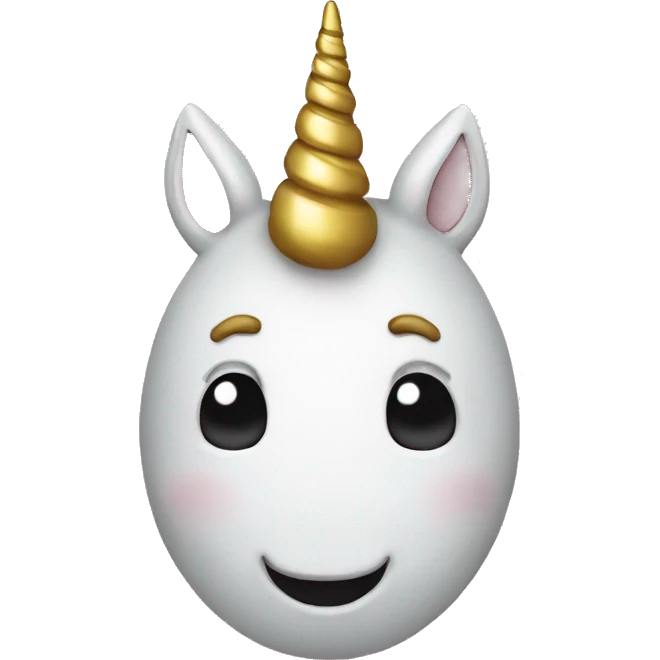 a smailing face with a horn like a person pretending being an unicorn emoji