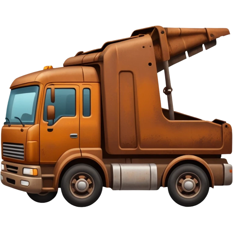 Truck Falling on side emoji