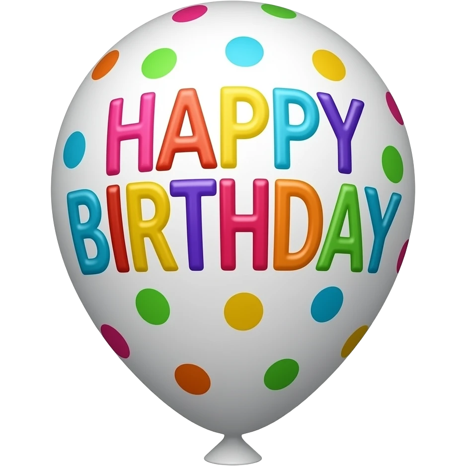 hAPPY BIRTHDAY BALLOON emoji