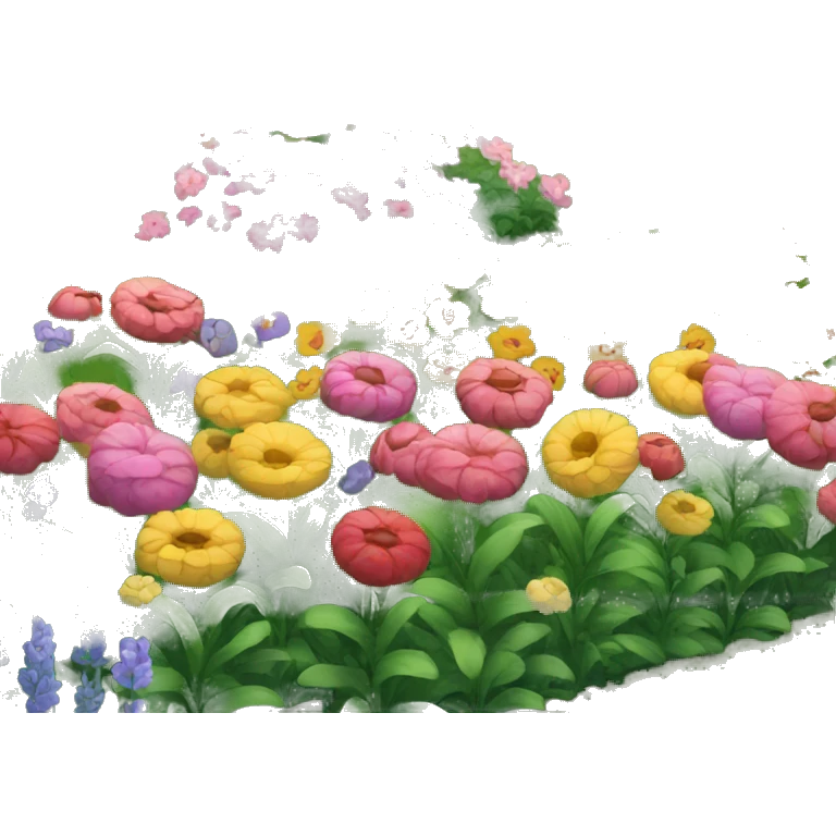 flower garden emoji