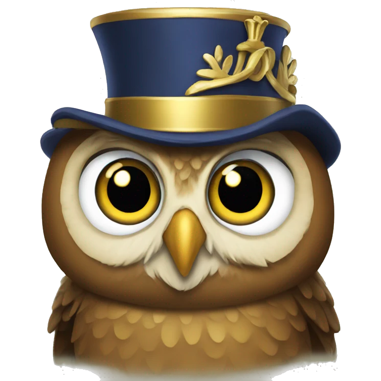 Royal owl emoji