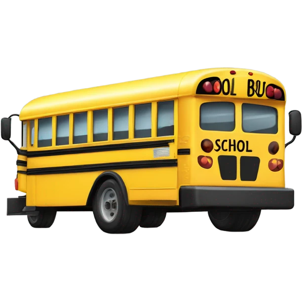 School bus emoji
