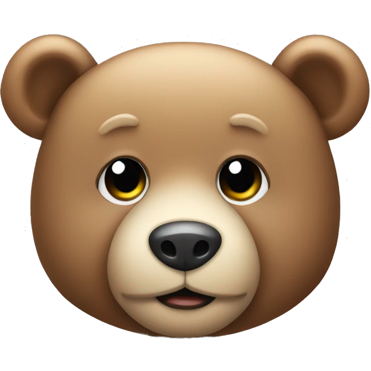 Cute teddy bear emoji