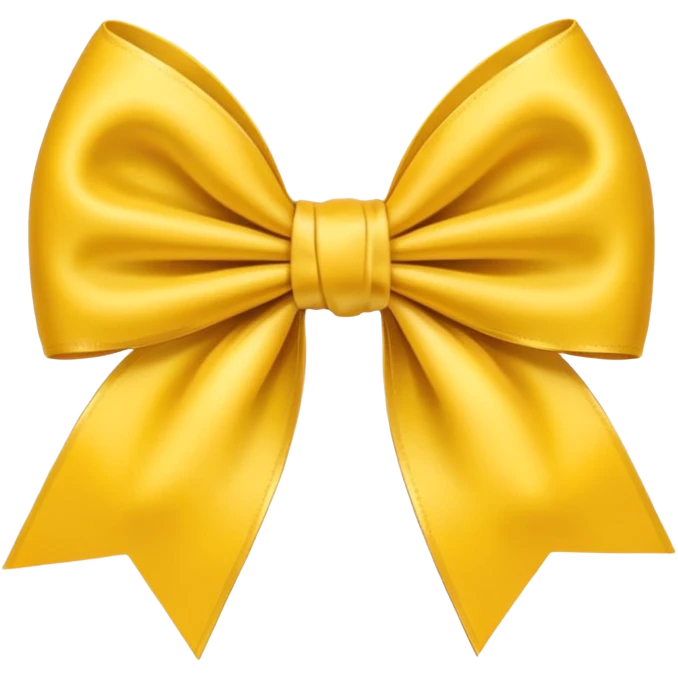 Yellow Bow emoji
