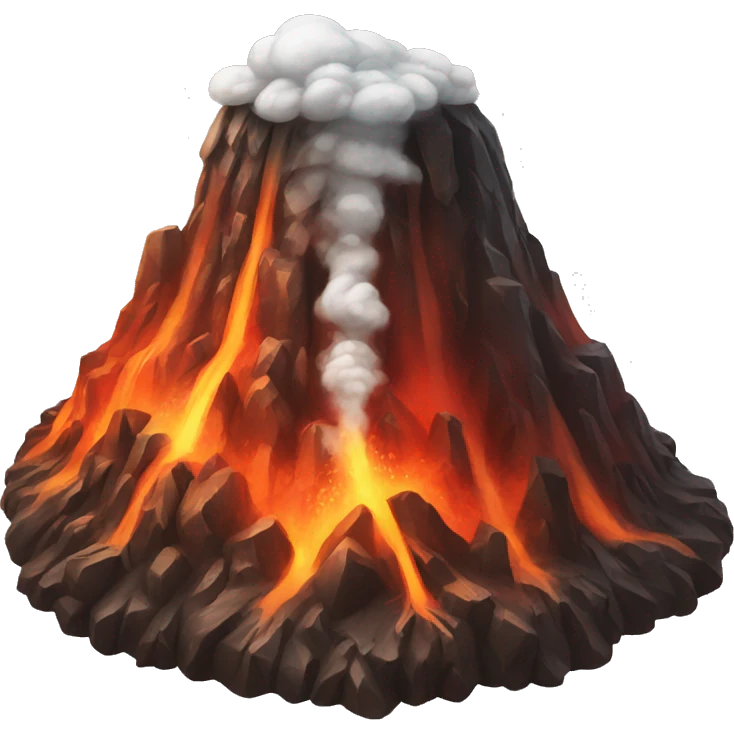 Coke volcano  emoji