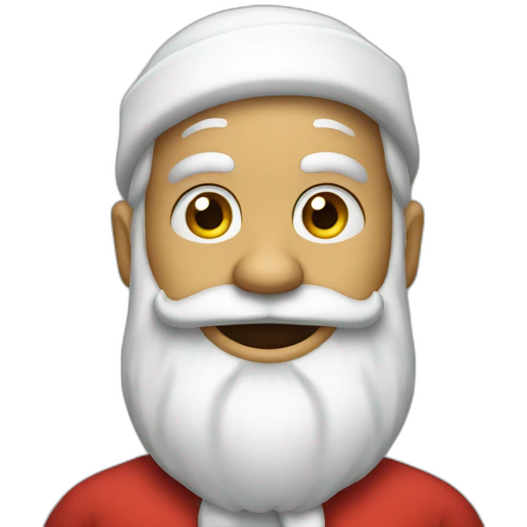Santa clause emoji