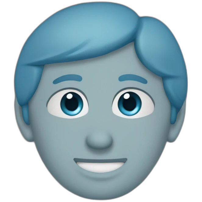 Un sirculo azul en el medio una flechita de vien emoji