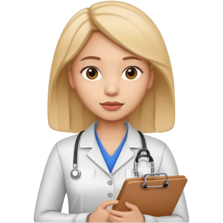 women with clipboard pressed to her chest emoji