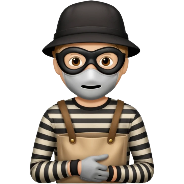Burglar emoji