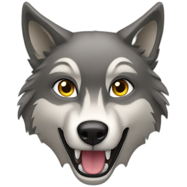 Female wolf  emoji