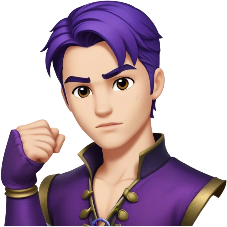 mal from descendants fighting emoji