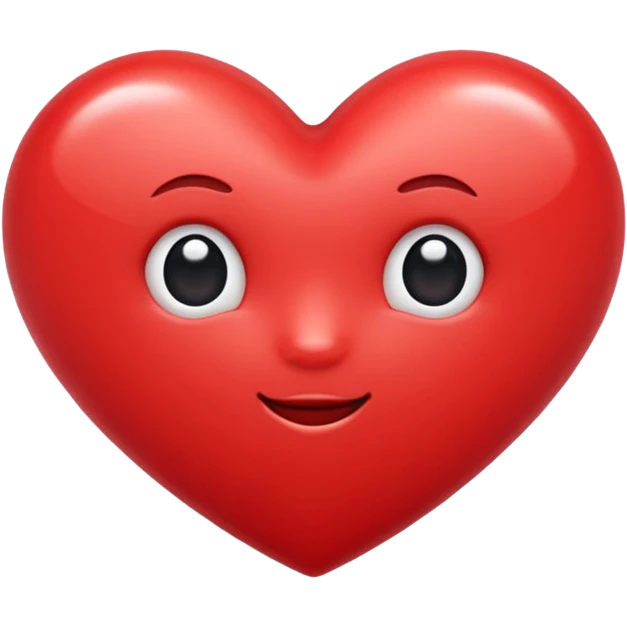 a cute heart emoji
