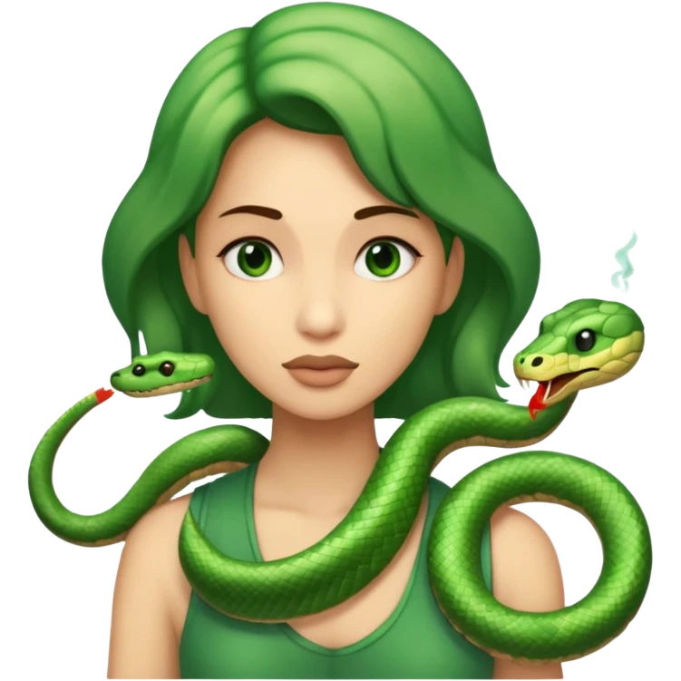 человек-змея пукает emoji