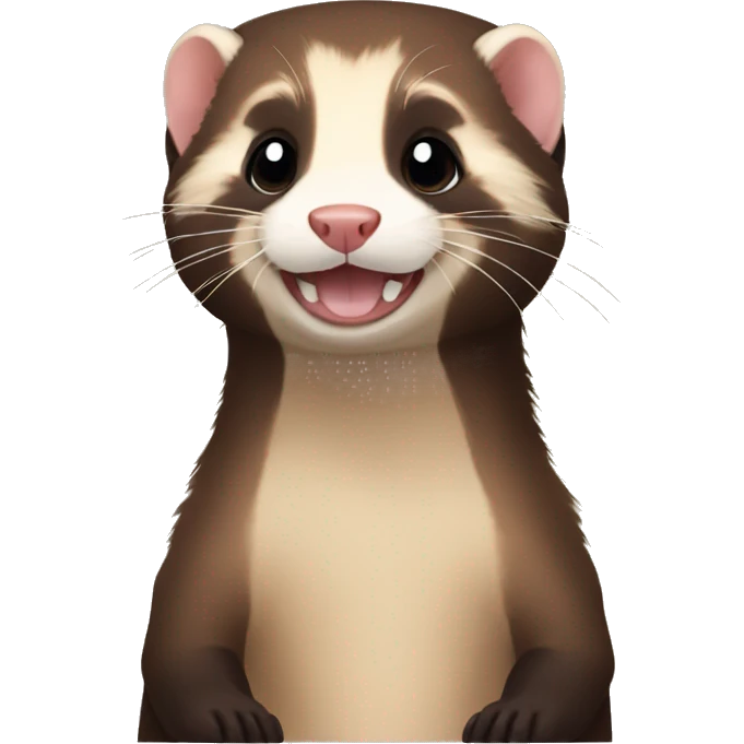 Sable mitt ferret  emoji