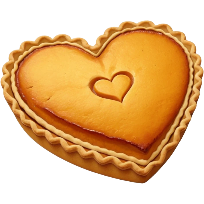 Pumpkin Pie Heart emoji