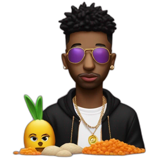 21 Savage ft. Bad Bunny emoji