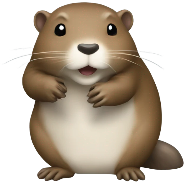 Nutria tomando té  emoji