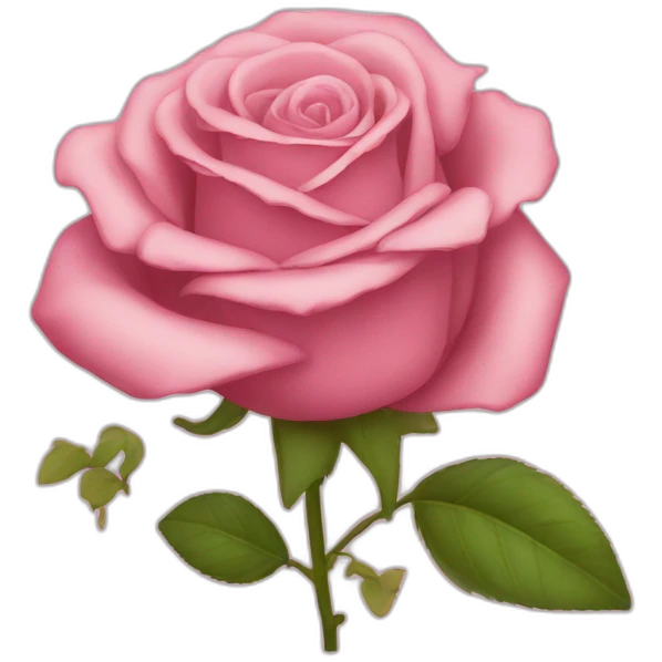 Ruban rose emoji