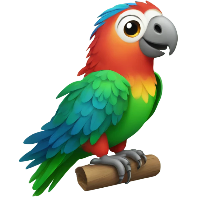 happy parrot emoji