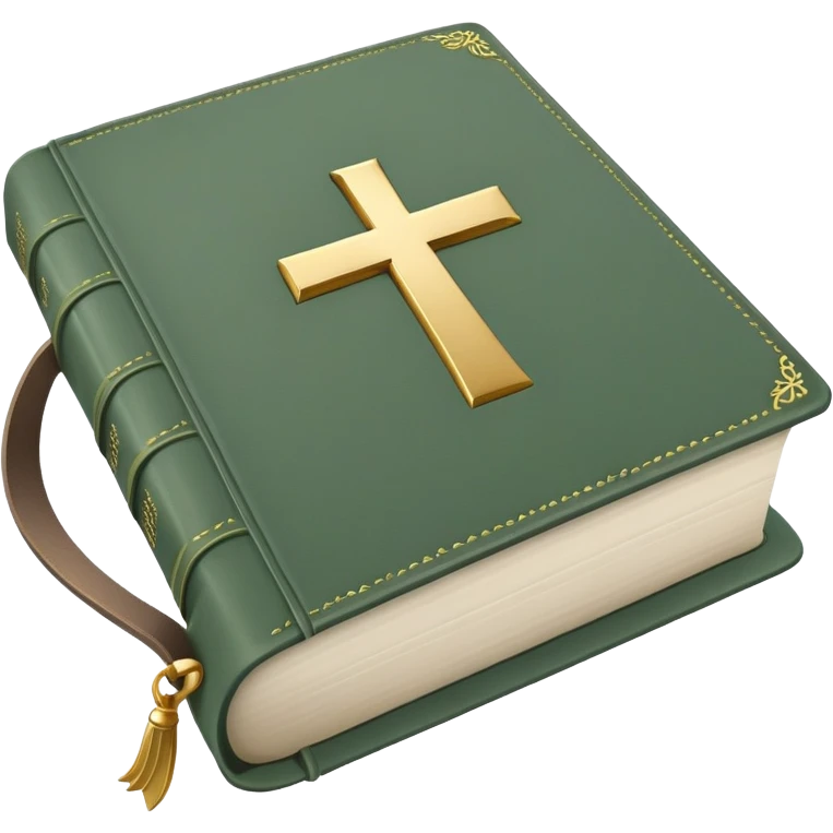 sage green holy bible  emoji