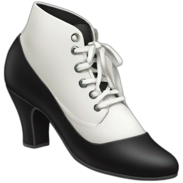 black dancing shoe moonwlak emoji