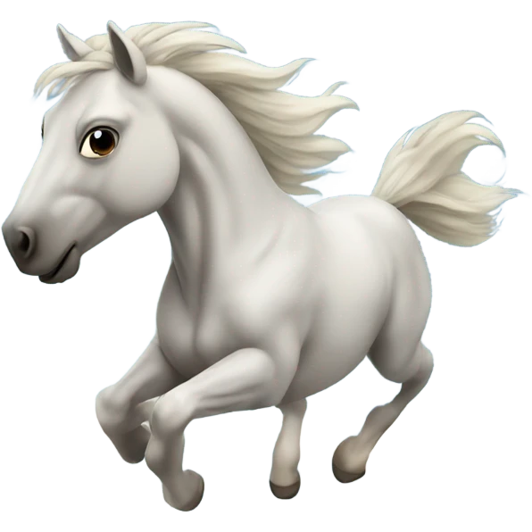 Horse flying in sky  emoji
