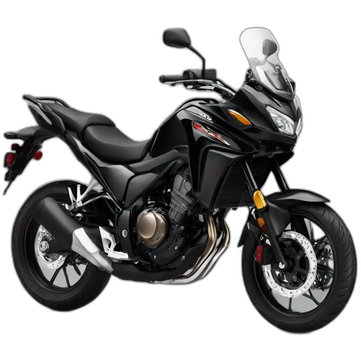 Honda cb500x color black emoji