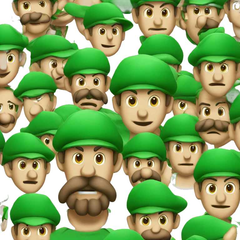 Luigi Face With A Green Hat  emoji