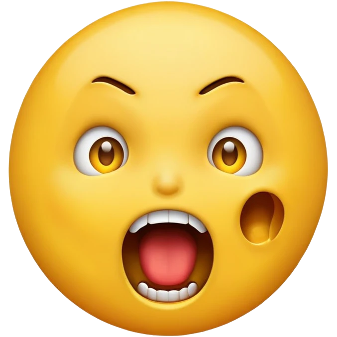 Make a screaming emoji emoji