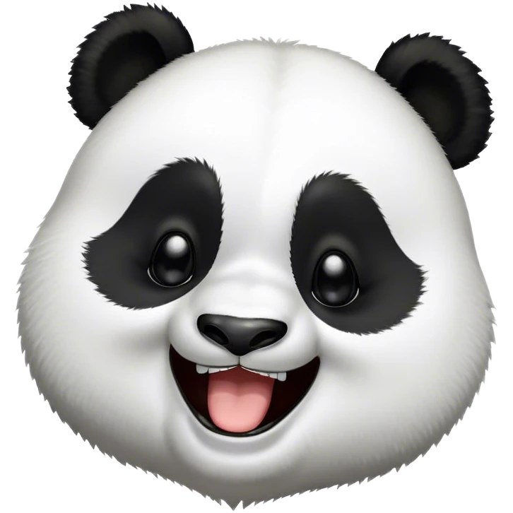 Panda laughing  emoji