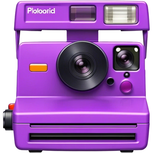 purple polaroid camera emoji