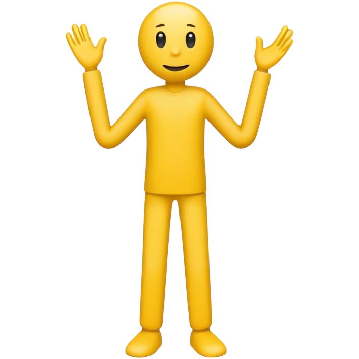 yellow sticfigure emoji