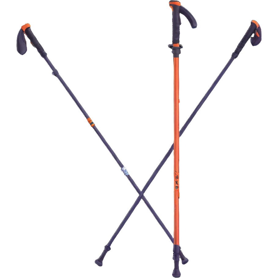 hiking poles, trekking poles emoji