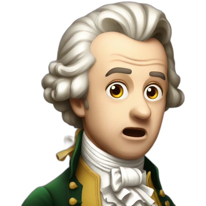 Shocked Mozart emoji