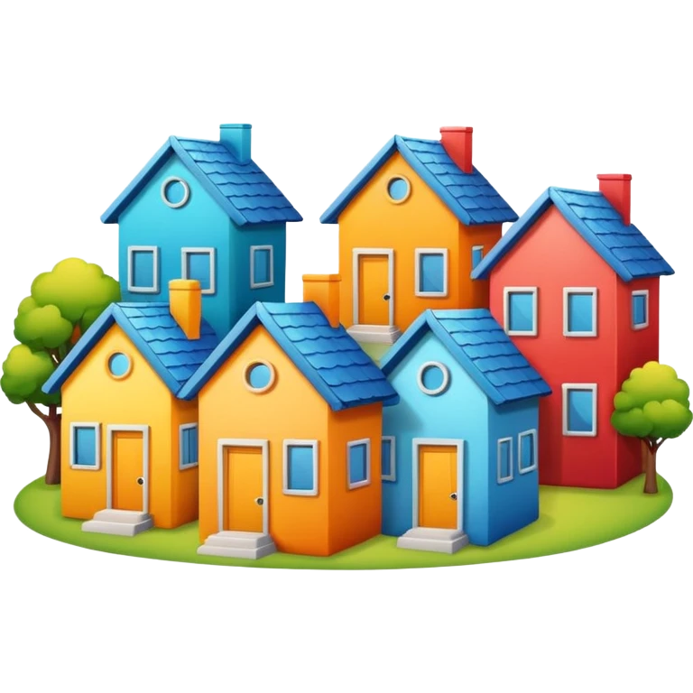 monton de casas compraas emoji